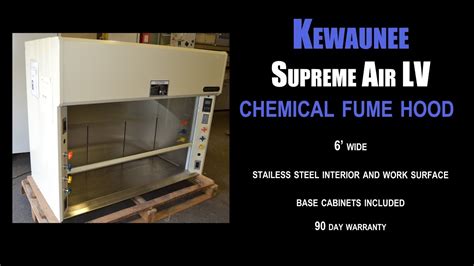 kewaunee supreme air lv|kewaunee sash hood.